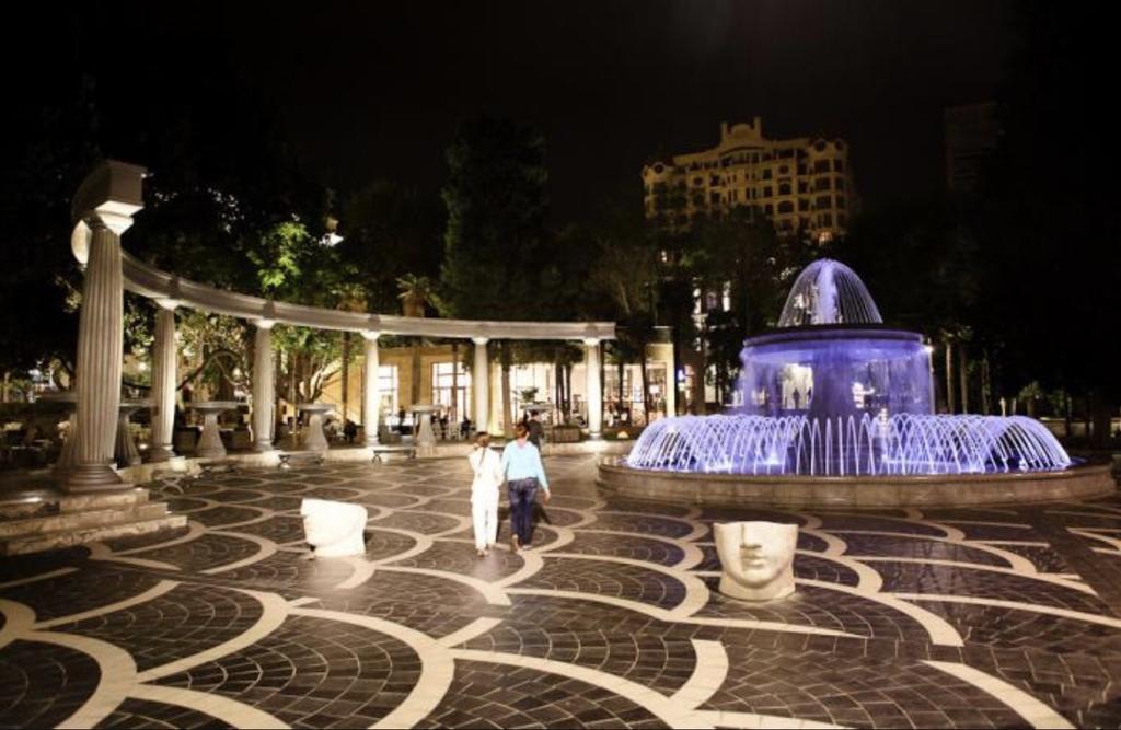 Check-In Apartment Near Fountain Square Vidadi Str Baku Ngoại thất bức ảnh