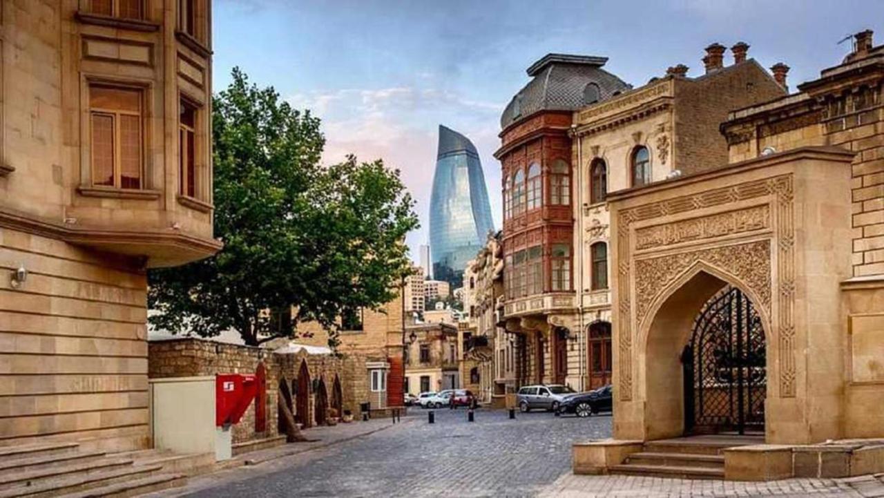 Check-In Apartment Near Fountain Square Vidadi Str Baku Ngoại thất bức ảnh